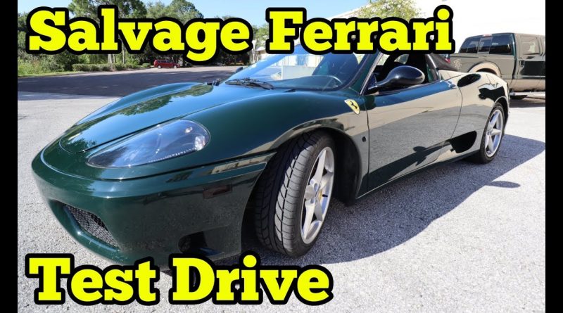 Driving my Salvage Ferrari for the First Time Didn’t End Well… Time for a New Supercar Project!